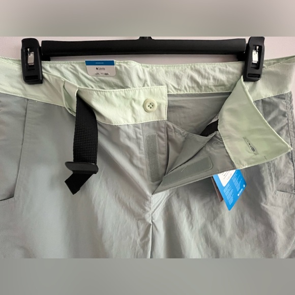 Columbia Summerdry Unlined WaterRepellent ColorBlock Adjustable Belt Nylon Short - Picture 7 of 12